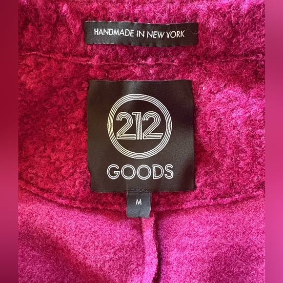 212 GOODS University Place Jacket In Raspberry - Picture 5 of 8